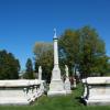 The Melaven Family lot at Trinity Cemetery, Erie. The Melaven family were early generous benefactors of St. Pat's Parish. They donated five of the Stations of the Cross when the church was built.