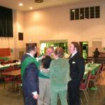 Knights and Ladies dinner celebration at Cauley Auditorium after the Saint Patrick's day parade.