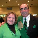 Knights and Ladies dinner celebration at Cauley Auditorium after the Saint Patrick's day parade.