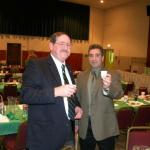 Knights and Ladies dinner celebration at Cauley Auditorium after the Saint Patrick's day parade.