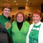 Knights and Ladies dinner celebration at Cauley Auditorium after the Saint Patrick's day parade.