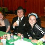 Knights and Ladies dinner celebration at Cauley Auditorium after the Saint Patrick's day parade.