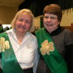 Knights and Ladies dinner celebration at Cauley Auditorium after the Saint Patrick's day parade.