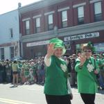 Saint Patricks Day Parade with Knights and Ladies