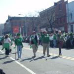 Saint Patricks Day Parade with Knights and Ladies