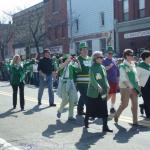 Saint Patricks Day Parade with Knights and Ladies