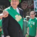 Saint Patricks Day Parade with Knights and Ladies