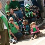 Saint Patricks Day Parade with Knights and Ladies