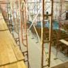 A look inside the scaffolding. © John E. Baker